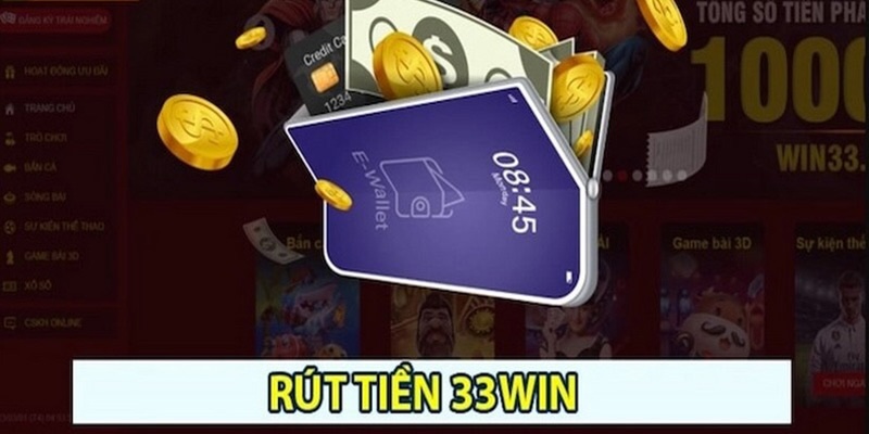 Quy trình rút thưởng 33WIN đơn giản và hiệu quả