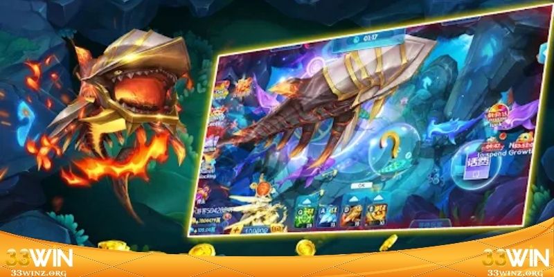 Khám phá không gian đại dương trong bắn cá đổi thưởng 3D